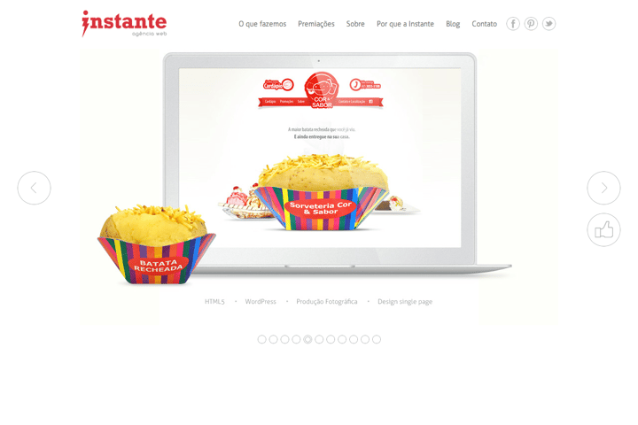 Instante Agencia Web website preview
